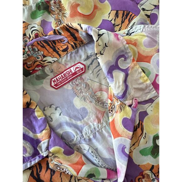 Maharishi Dragon Dragon Tiger Cupro Shirt - Picture 7 of 8